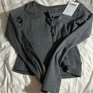 NEVER WORN BRANDY TOP! super cute very good quality